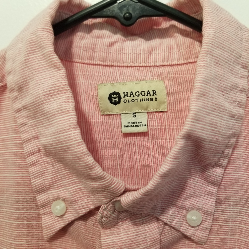 (SOLD!)Haggar Short Sleeve Button-down - Picture 3 of 4